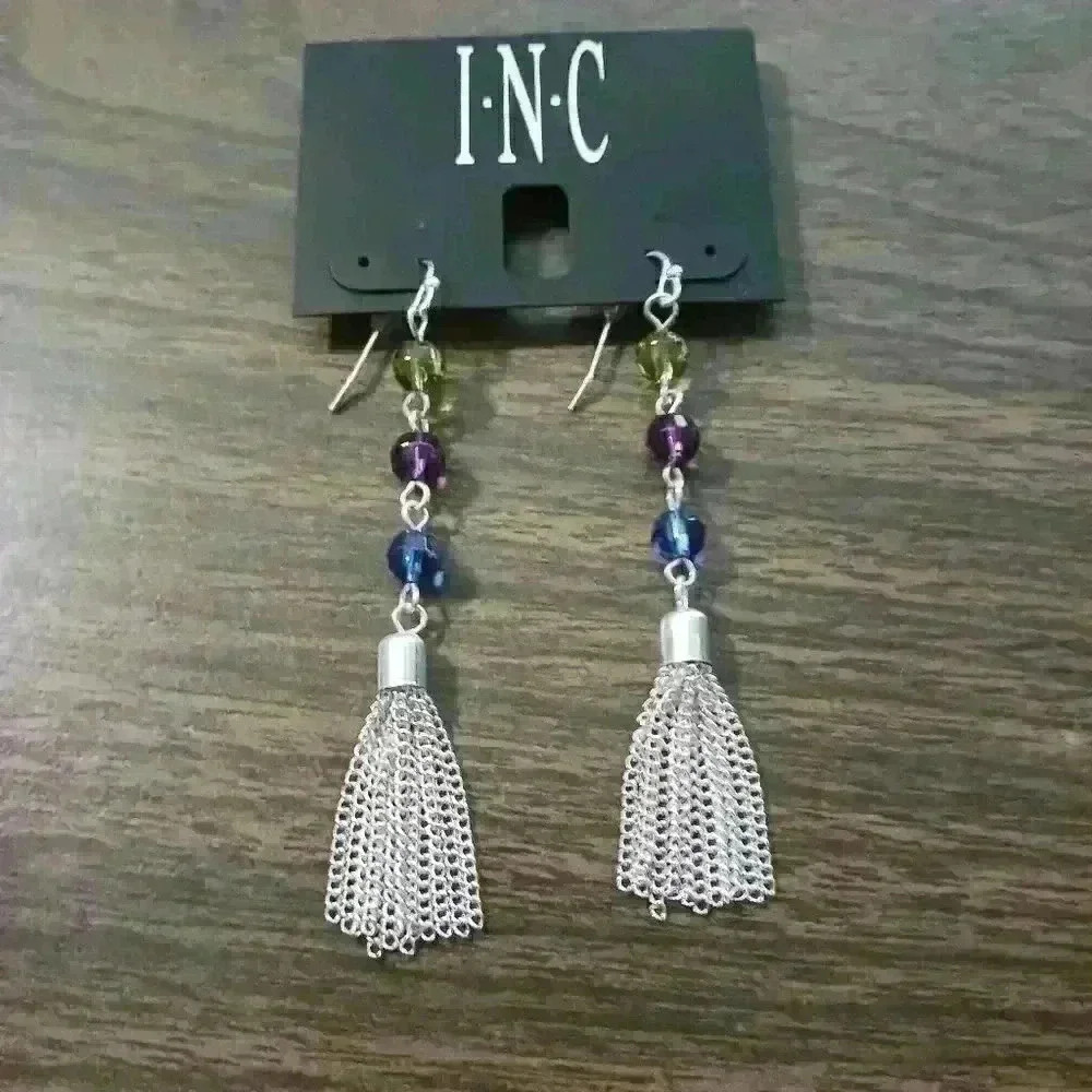 I.N.C. Tassel earring - Picture 2 of 3
